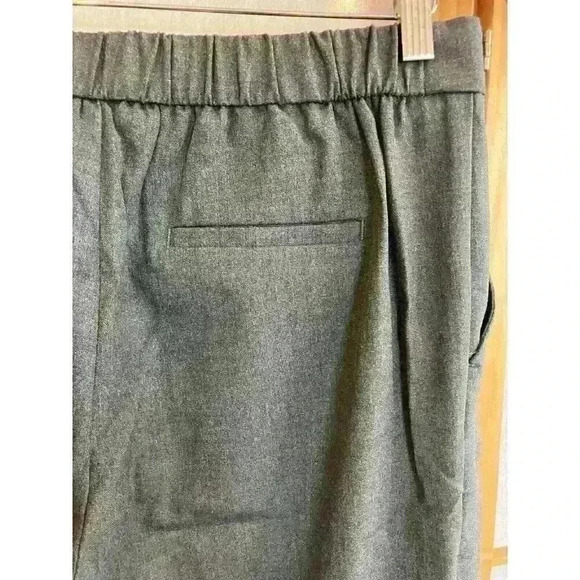 NWT Banana Republic Women's Pull-On Tapered Pants, Gray 8P, Pockets - Picture 9 of 13